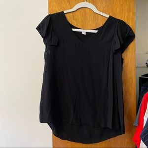 Black old navy top size large